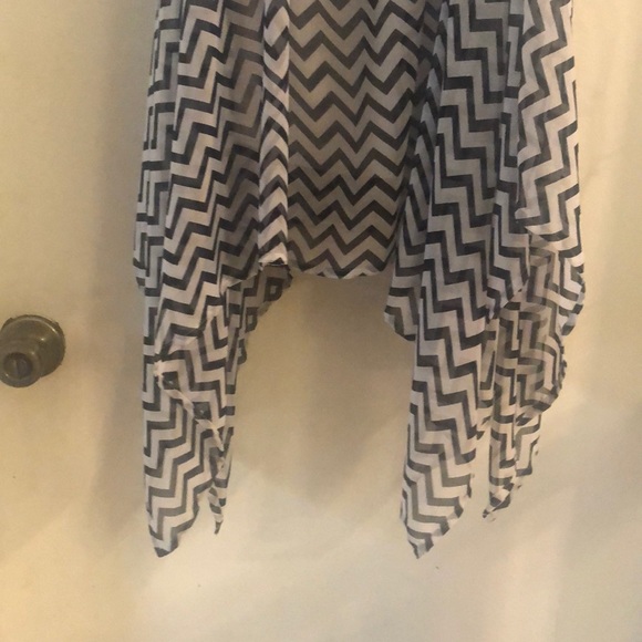 Black and white chevron sundress - Picture 4 of 4